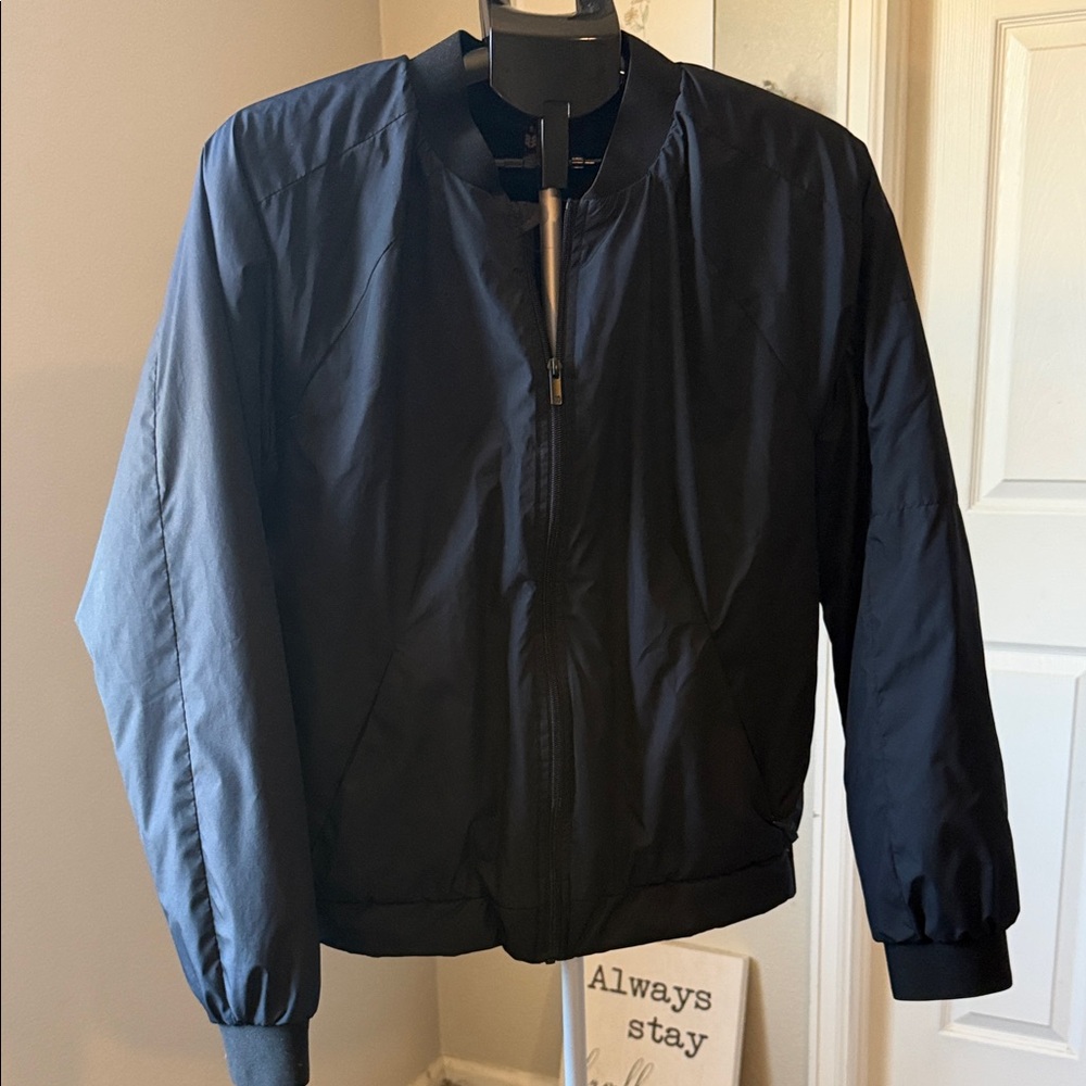 all in motion Black Lightweight Bomber Jacket